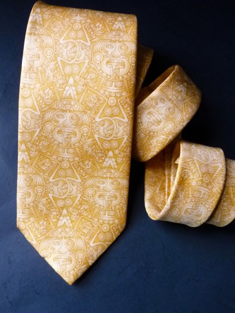 Pineda Covalin Stone of The Sun silk tie